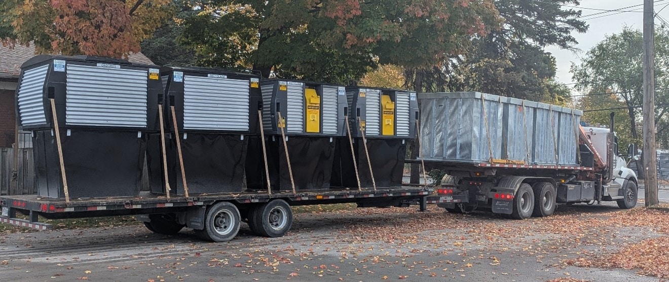 Transport Conteneurs semi-enfouis de Laurin
